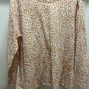 Lane Bryant Animal Print Long Sleeve Top